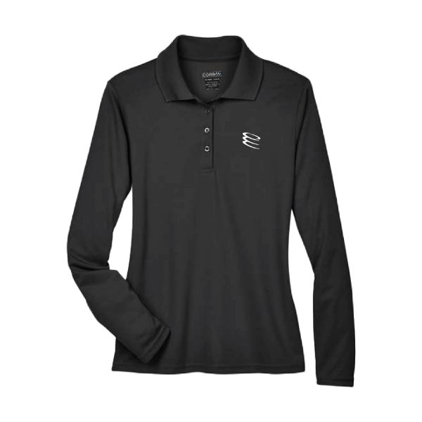 Image de Polo manches longues femme en polyester - 78192