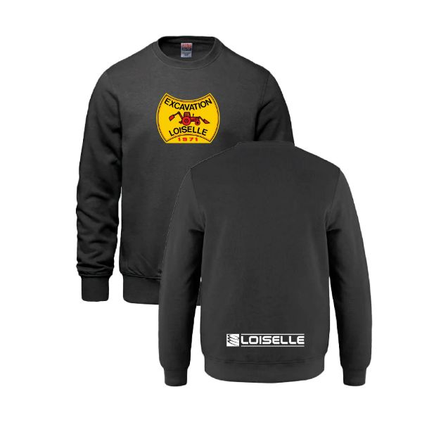 Image de Chandail crewneck coton ouaté LOGO VINTAGE - L00540