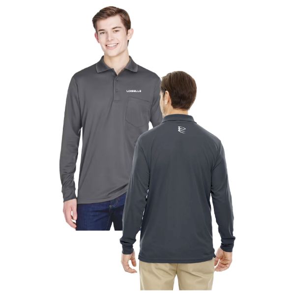 Image de Polo manches longues en polyester - 88192